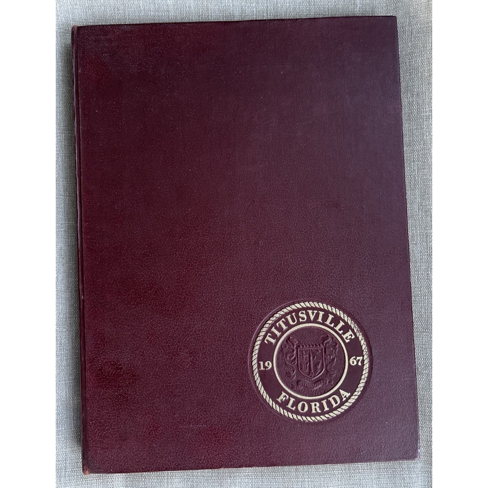 1967 TITUSVILLE Terriers Florida HIGH SCHOOL YEARBOOK Vintage Rare Space Coast